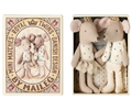 Royal twin mice, Little sister and brother in matchbox