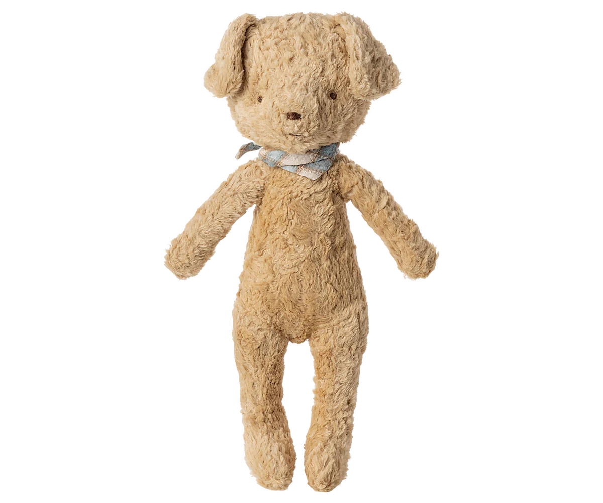 Dog, Vintage plush - Soft sand