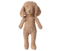 Poodle dog, Vintage plush - Dusty powder