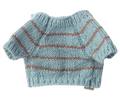 Puppy supply, Small, Knitted sweater - Dusty blue