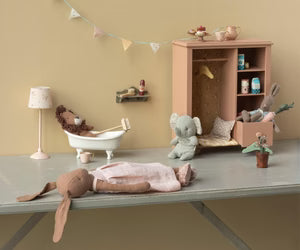 Bunny, Size 3 - Chocolate brown - Dress and shoes